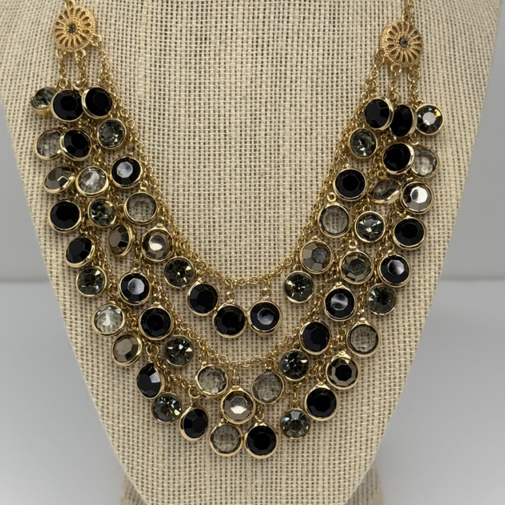 Multi-Strand Beaded Statement Piece, Adjustable - image 2